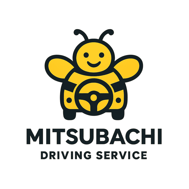 運転代行みつばち マスコットロゴ